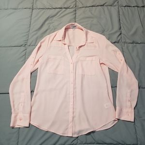 Size S Express Portofino Slim Fit shirt light pink